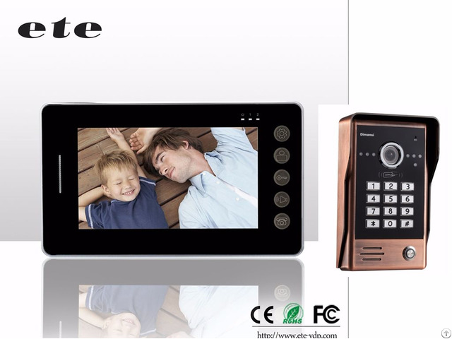 700tvline 7 Inch Lcd Video Door Phone Doorbell Bell Intercom System Support Cctv Camera