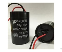 Cbb60 Motor Run Capacitor For Washing Machine