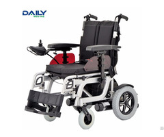 Al Frame Folding Comfortable Power Wheelchair With Different Seat Size