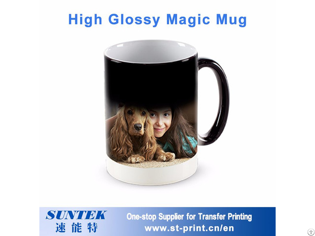 11oz Ceramic Color Changing Coffee Cup High Quality 3d Sublimation Mug