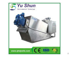 Big Capacity Screw Filter Press For Sewage Sludge Dewatering Process