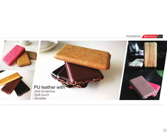 P 10000mah Leather Power Bank