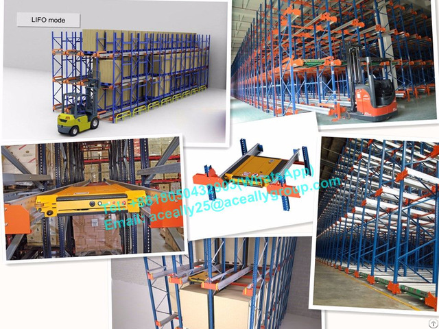 Professional Pallet Racks Manufacturer Heavy Duty Radio Shuttle Racking For Sale