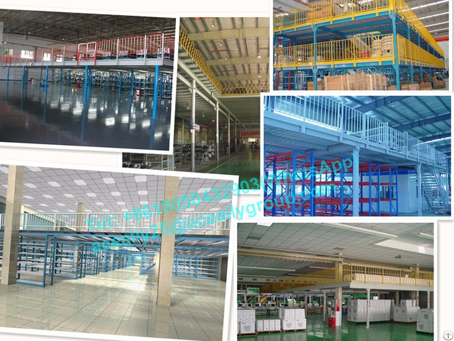 Metal Storage Rack Steel Platform Floor For Warehouse