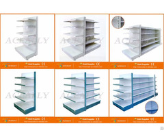 Double Single Sided Fixed Rotary Gondola Ends Supermarket Shelving