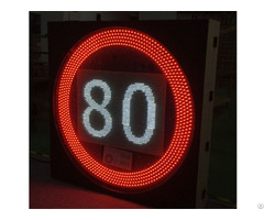 Led Display For Variable Speed Limited Sign