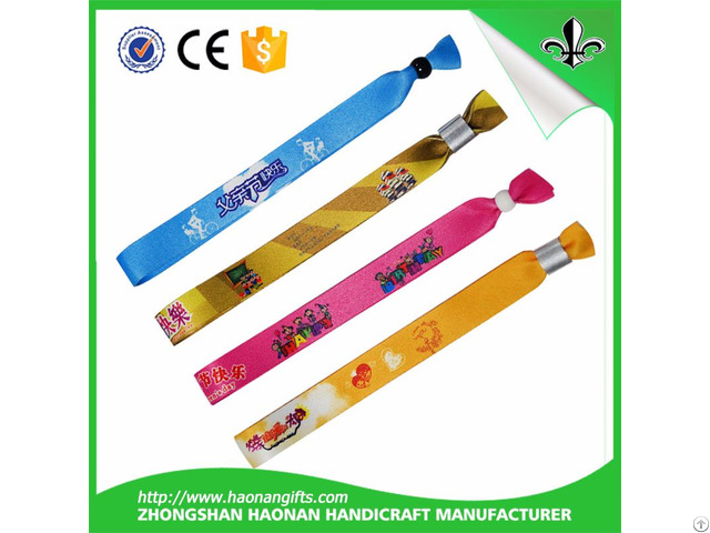 Wristband With Custom Design Logo