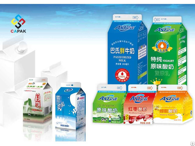 Milk Gable Top Aseptic Package Sleeve