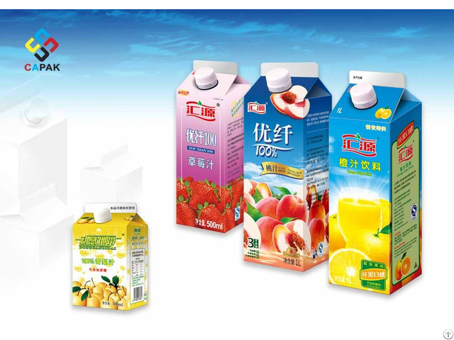 Juice Gable Top Aseptic Package Sleeve