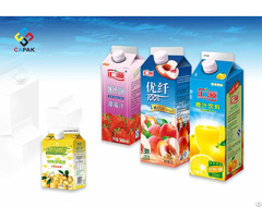 Juice Gable Top Aseptic Package Sleeve