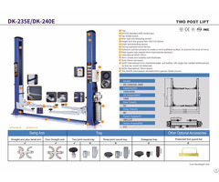 Dk 235e 240e Durable Two Post Used Hydraulic Lift With Ce Approval