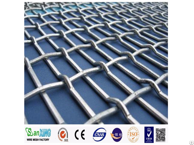 Pvc Galvanized Green Vinyl Coated Chain Link Fence