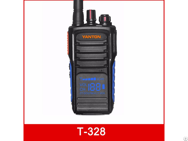 T 328 Hiddle Display 5w 199channels Uhf Vhf 1400mah Fm Transceiver