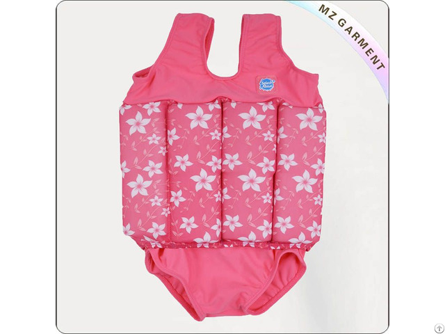 Toddler Oriental Red Floating Swimwear