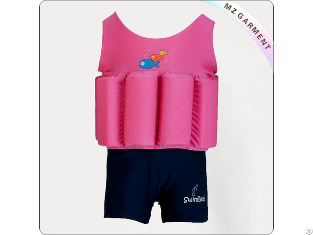 Kids Hot Pink Buoyant Swimwear