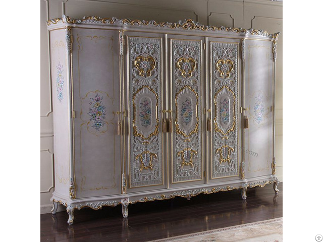 Baroque Solid Wood Wardrobe