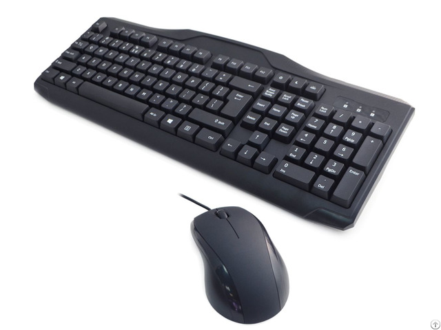 Wired Usb Keyboard And Optical Mouse Combo