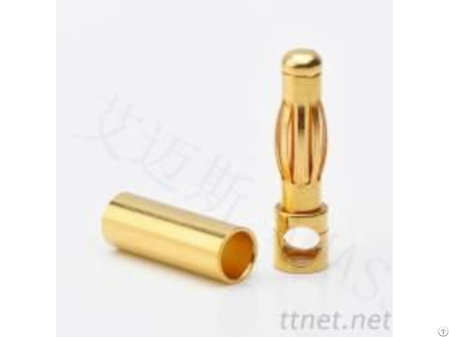 Amass 4 0mm 24k Gold Banana High Current Plug And Socket