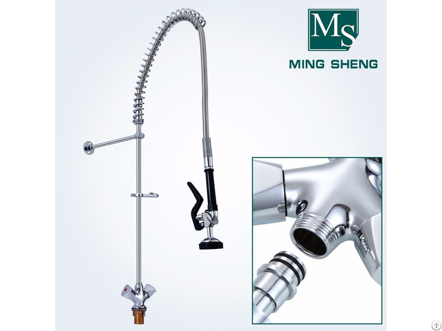 Wholesale Price Economical Deck Mount Commercial Kitchen Pre Rinse Unit Faucet Spray