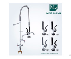 Factory Direct Chrome Kitchen Sink Pre Rinse Spray Unit Faucet