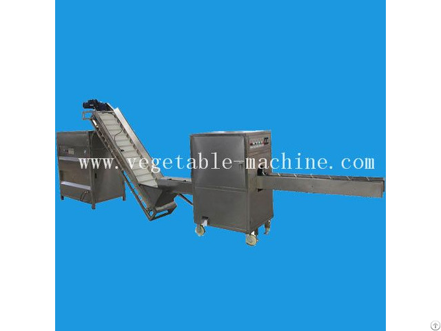 Automatic Onion Root Cutting And Peeling Line