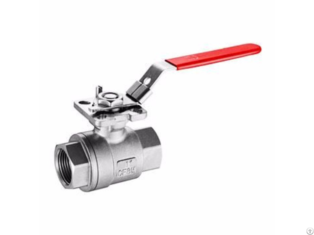 Cast Floating Ball Valve With Iso Direct Mount Pad