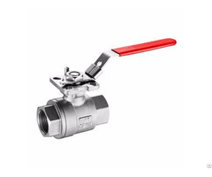 Cast Floating Ball Valve With Iso Direct Mount Pad