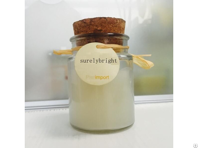 Popular Small Milk Shape Glass Jar Candle White Color On Sale