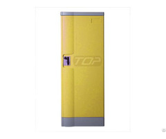 Double Tier School Lockers Abs Plastic Yellow Color