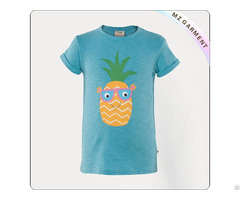 Girls Organic Benzo Blue T Shirt