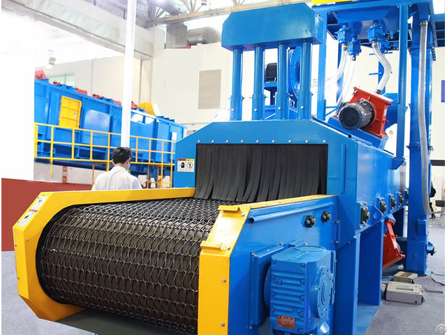 Wire Mesh Belt Shot Blasting Machine