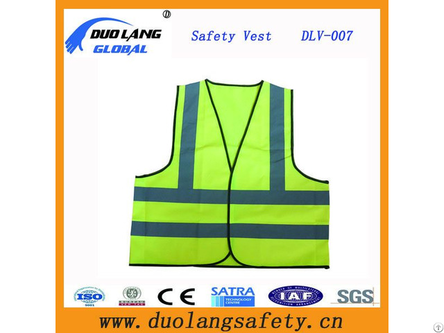 Polyester Warning Safety Reflective Vest