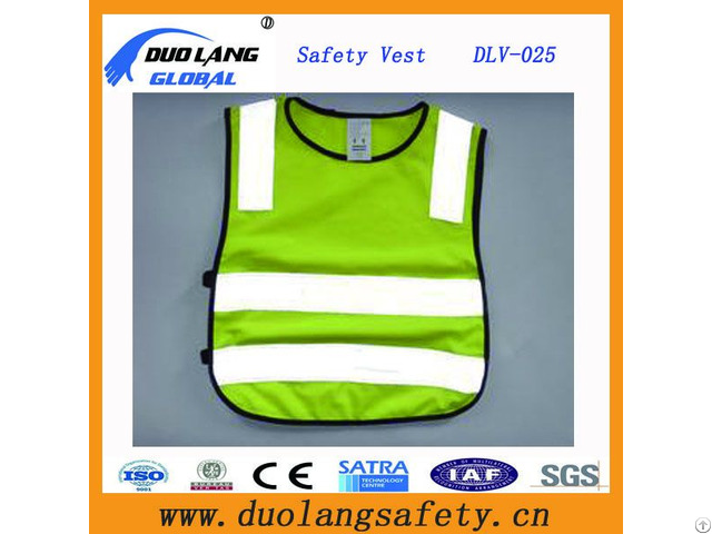 100 Percent Polyester Mesh Fabric Fluorescent Pvc Safety Warning Police Vests