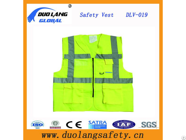 Lime Reflective Safety Warning Vest