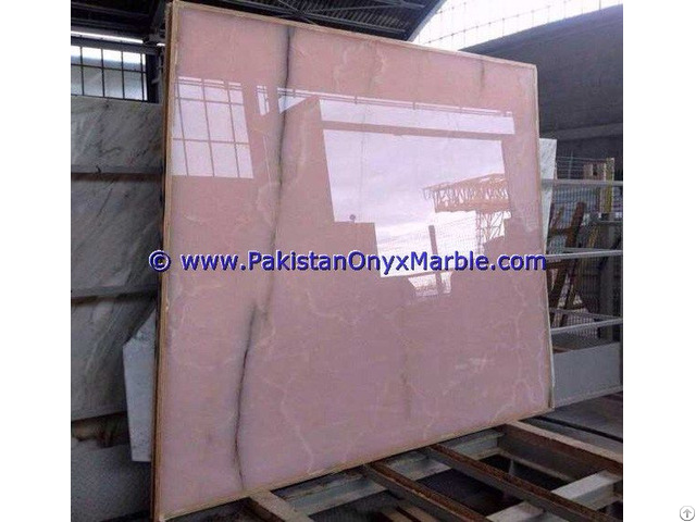 Best Selling Afghan Pink Onyx Slabs