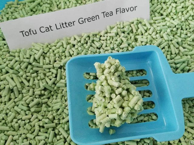 Flushable Tofu Cat Litter Green Tea Scent
