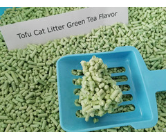 Flushable Tofu Cat Litter Green Tea Scent