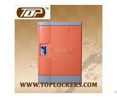 Four Tier Club Lockers Abs Plastic Orange Color