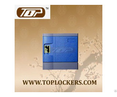 Six Tier Abs Plastic Storage Lockers Navy Color