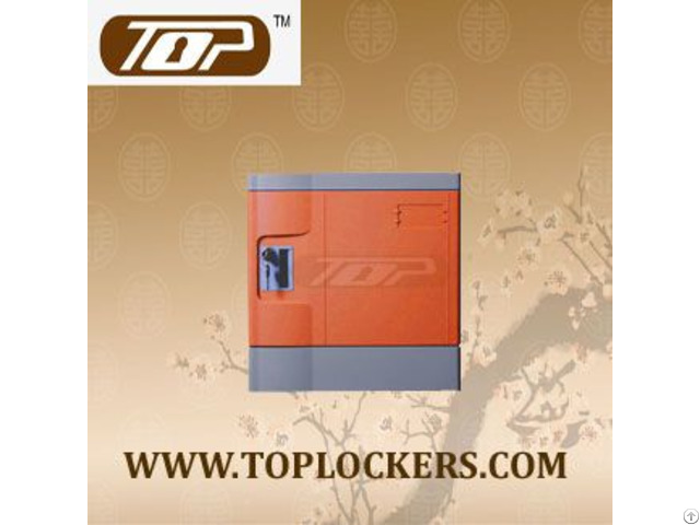 Six Tier Club Lockers Abs Plastic Orange Color