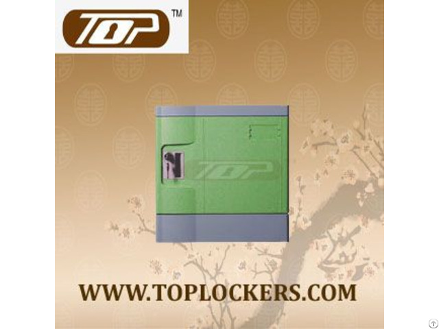 Six Tier Beach Lockers Abs Plastic Green Color