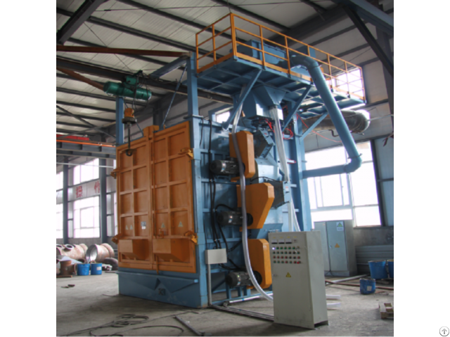 Auto Parts Hanger Shot Blasting Machine Increase Roughness