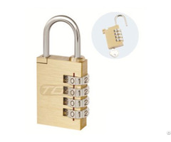 T 8 Brass Combination Padlock