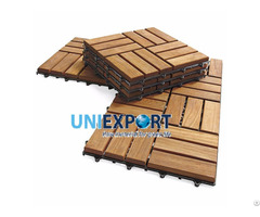 Interlocking Decorative Outdoor Wood Deck Tile