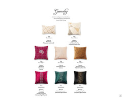 Rhinestone Cushion Pillow Cover Geometry Design Series