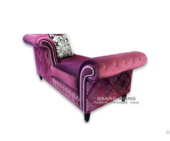 Rhinestone Sofa Chaise Longue