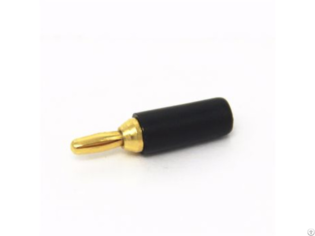 Brass Gold Plated 2 5mm Solder Banana Plug For Audio Speaker