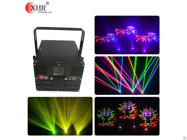 Oem Wholesale Animation Christmas Rgb 2000mw Laser Party Effect Light Decoration