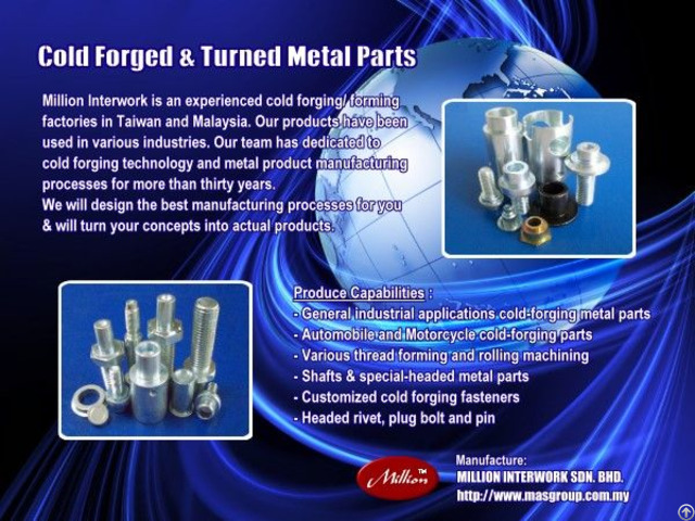 Cold Forged Autmotive Components And Motors Parts