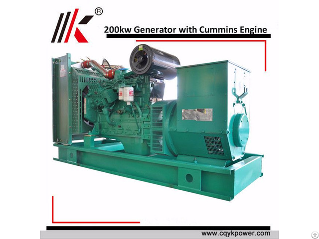 200kw Iso Approved Ats Diesel Generator Set With Cummins Engine